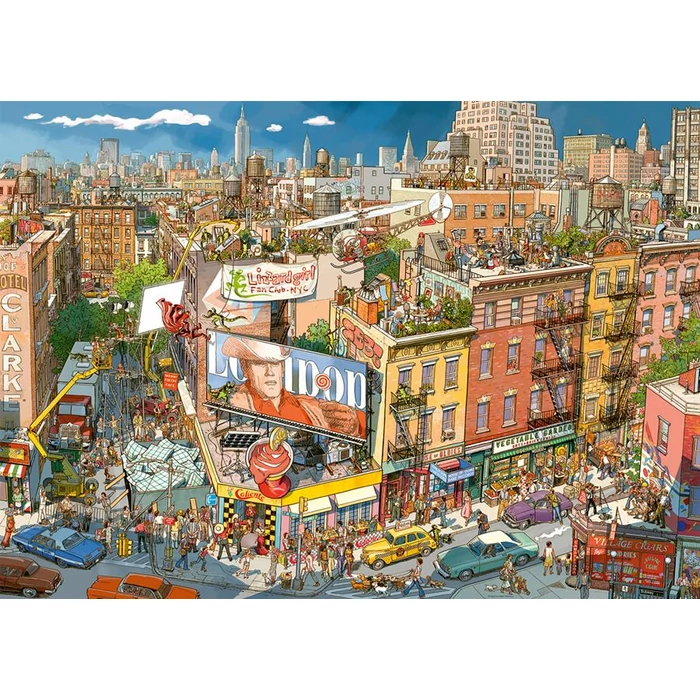 Heye 29997 - Superhero Movie - 2000 db-os Triangular puzzle