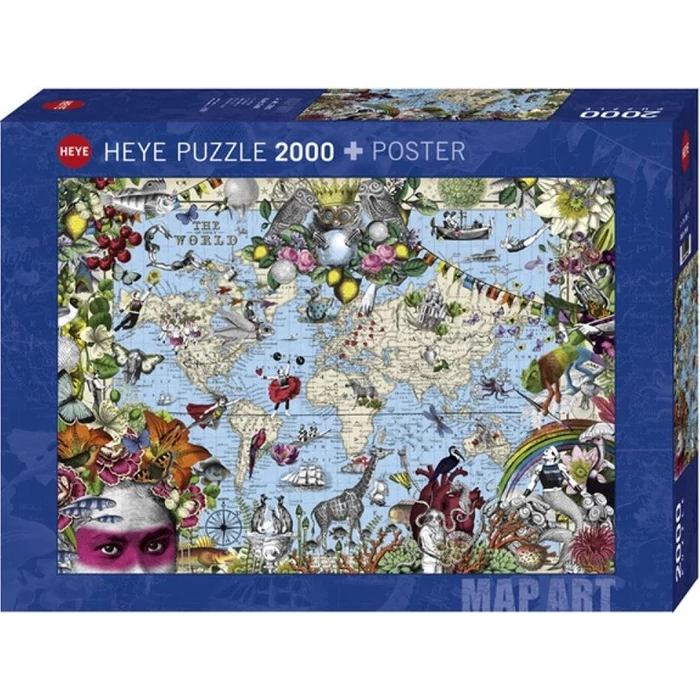 Heye 29913 - Quirky World, Pabuku - 2000 db-os puzzle