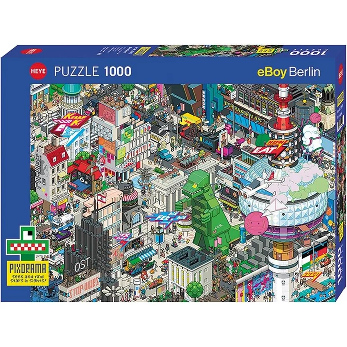 Heye 29915 - Pixorama - Berlin Quest - 1000 db-os puzzle