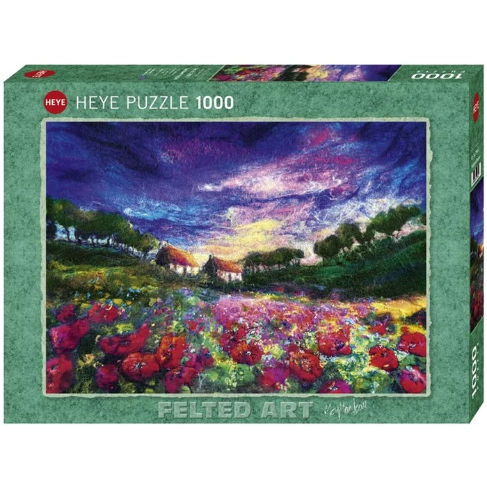 Heye 29917 - Felted Art - Sundown Poppies - 1000 db-os puzzle