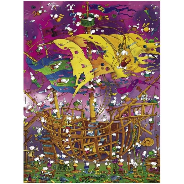 Heye 29924- Triangular puzzle - Save The Ship!, Mordillo - 1500 db-os puzzle