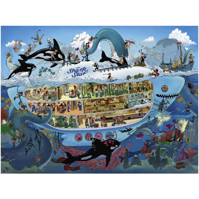 Heye 29925- Triangular puzzle - Submarine Fun, Oesterle - 1500 db-os puzzle
