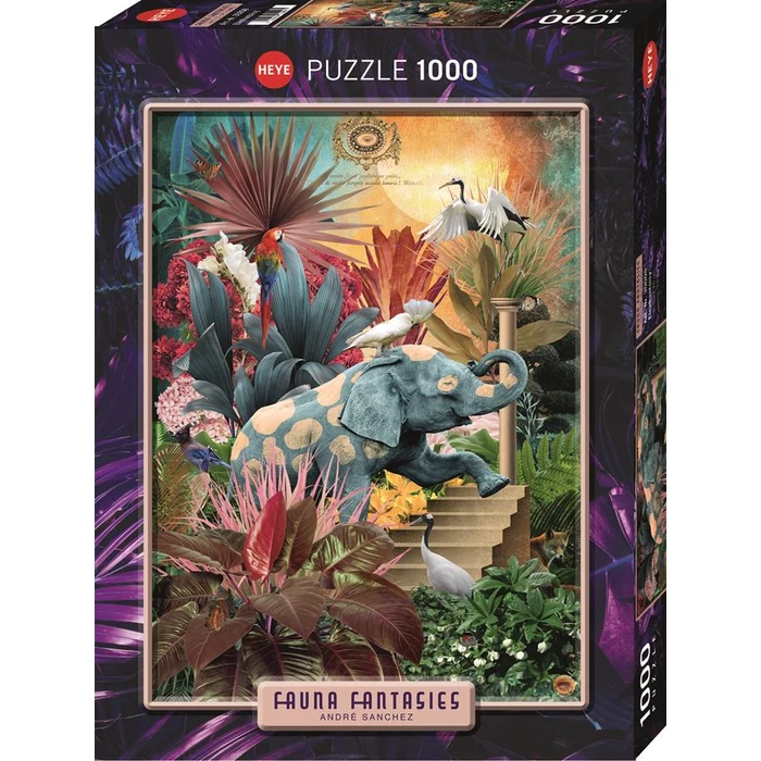 Heye 30008 - Fauna Fantasies - Elephantaisy, Sanchez - 1000 db-os puzzle