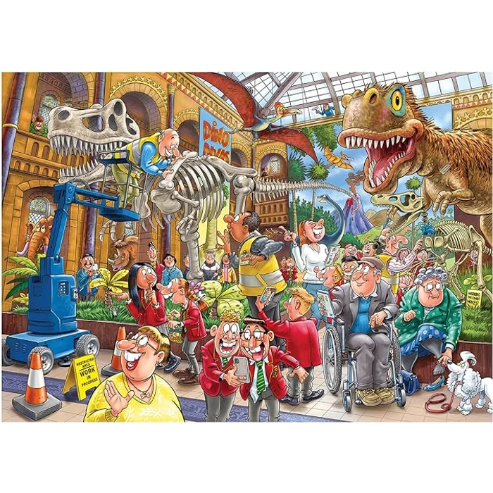 Jumbo 1000 db-os puzzle - Wasgij Mystery 24 Blight at the museum (00014)