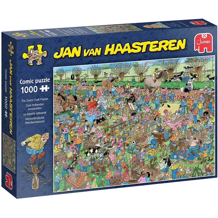 Jumbo 20046 - Jan Van Haasteren - The Dutch Craft Market - 1000 db-os puzzle