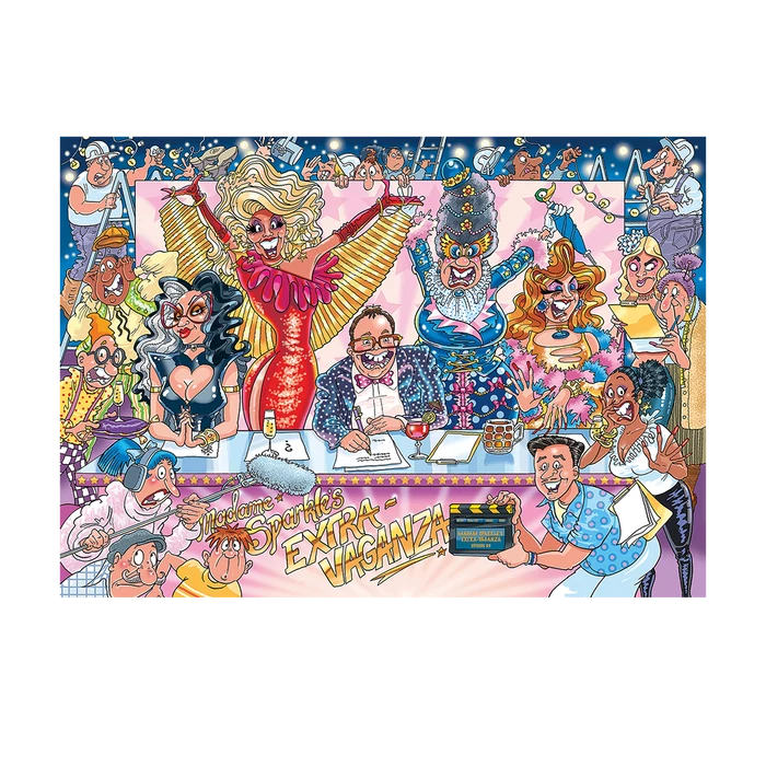 Jumbo 1000 db-os puzzle - Wasgij Verseny (00013)