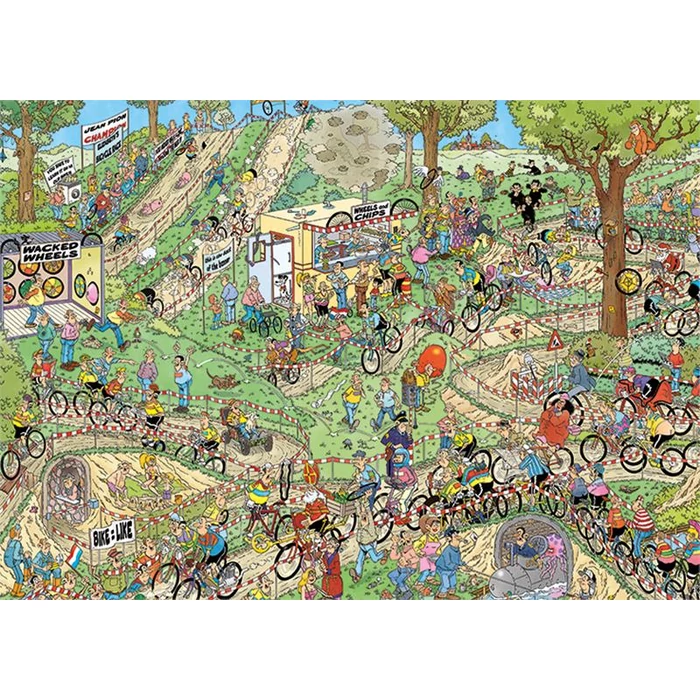 Jumbo 19174 - Jan Van Haasteren - Kerékpáros verseny - 1000 db-os puzzle