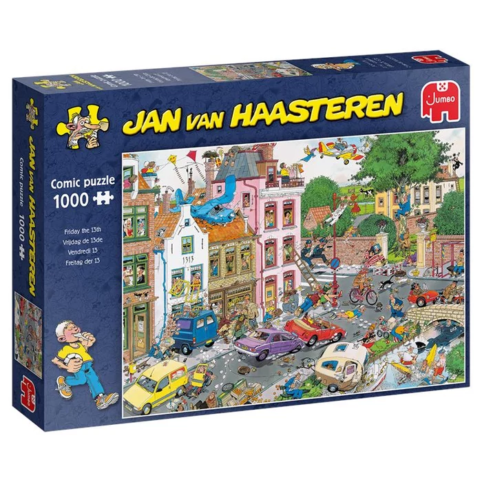 Jumbo 19069 - Jan Van Haasteren - Péntek 13 - 1000 db-os puzzle