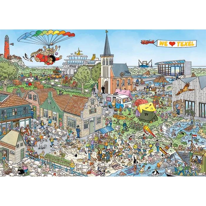 Jumbo 20036 - Jan Van Haasteren - Vakáció - 1000 db-os puzzle
