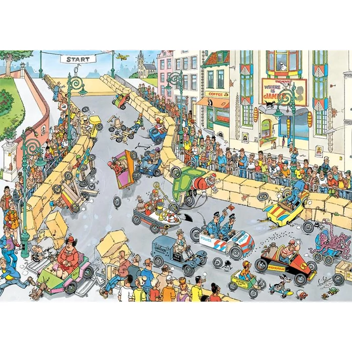 Jumbo 20053 - Jan Van Haasteren - Verseny - 1000 db-os puzzle