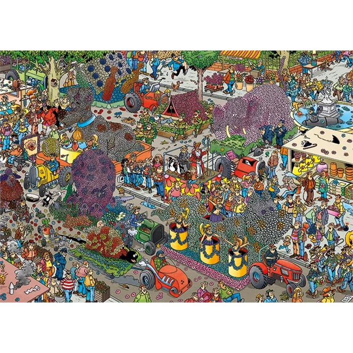  Jumbo 19071 - Jan Van Haasteren - Virágfesztivál - 1000 db-os puzzle