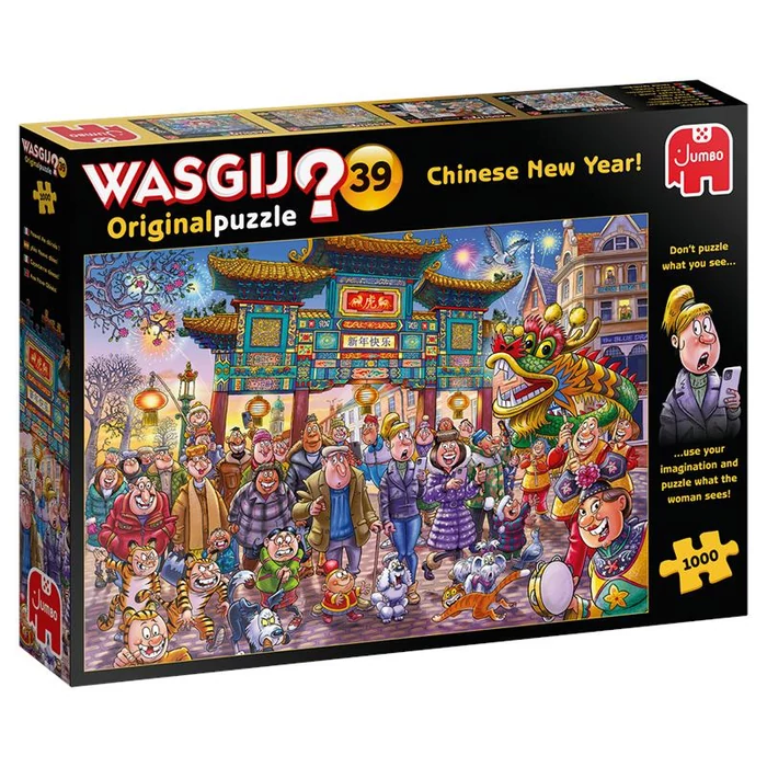 Jumbo 25011 - Wasgij Original - Kínai újév - 1000 db-os puzzle