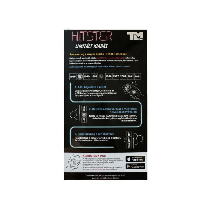 Hitster társasjáték - 130 magyar slágerrel (JUM0600)