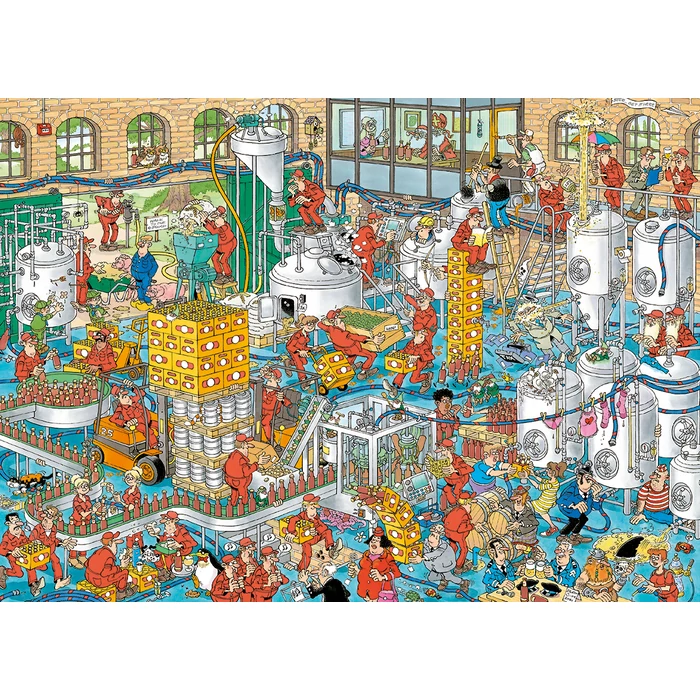 Jumbo 20065 - Jan Van Haasteren - Gyár - 1000 db-os puzzle
