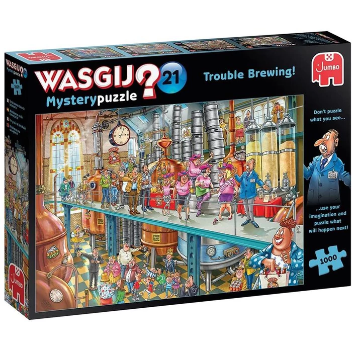 Jumbo 25006 - Wasgij Mystery - Gyárlátogatás - 1000 db-os puzzle