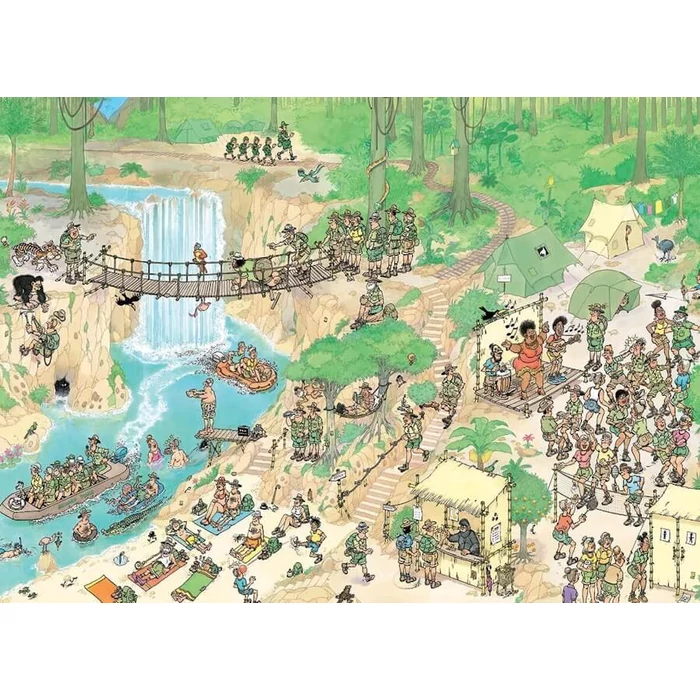 Jumbo 1110100316 - Jan Van Haasteren - Erdei túra - 1000 db-os puzzle