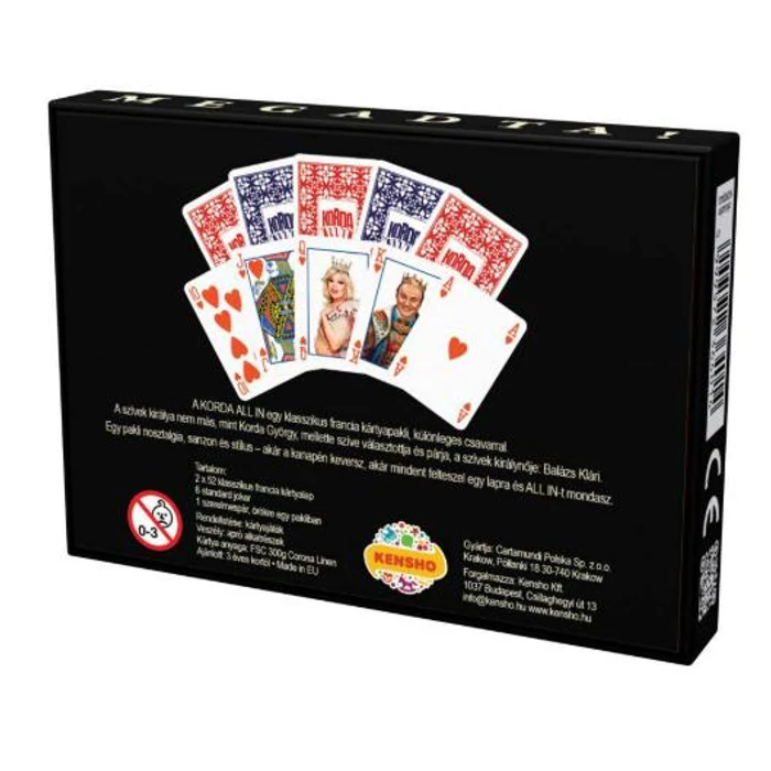 Korda All-in Deluxe francia dupla kártyapakli (KORDA03)