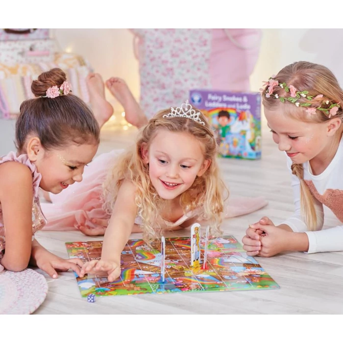 Orchard Toys - Tündérszivárványok és létrák, Ki nevet a végén társasjáték (HU059)