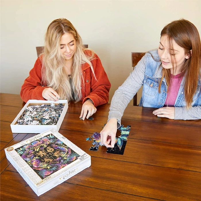 Paladone PP7907HP - Harry Potter - Virág mintás Roxfort címer - 1000 db-os puzzle