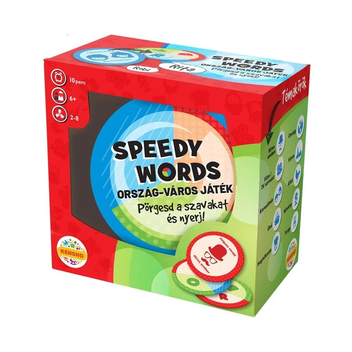 Speedy words - Ország-város játék - pörgesd a szavakat (303854)