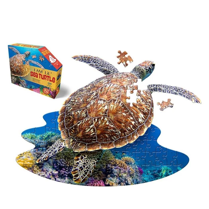 WOW 4007 - Teknős - 100 db-os Sziluett Junior puzzle