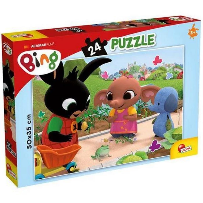 Lisciani 77991 -  Bing - A béka - 24 db-os puzzle