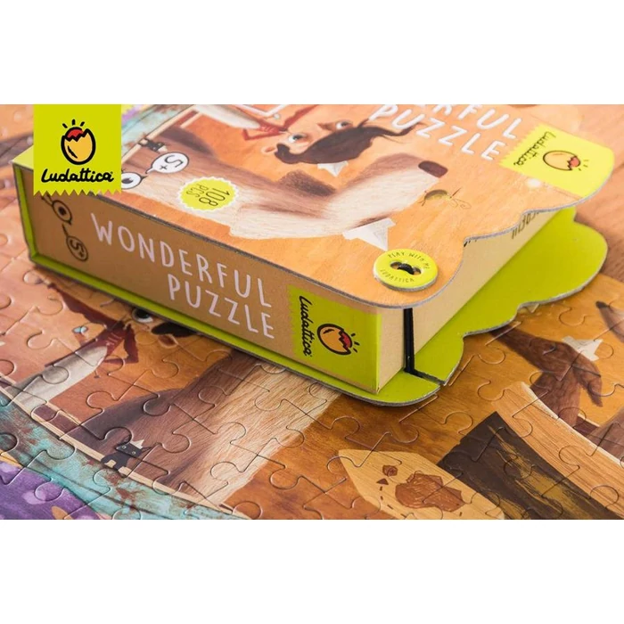 Ludattica 74747 - Wonderful Puzzle - Képzeletbeli utazás - 108 db-os puzzle