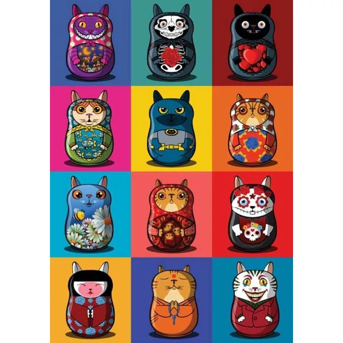 Magnolia 1020 - Catryoshka - Ercüment Aksoy Special Edition - 1000 db-os puzzle