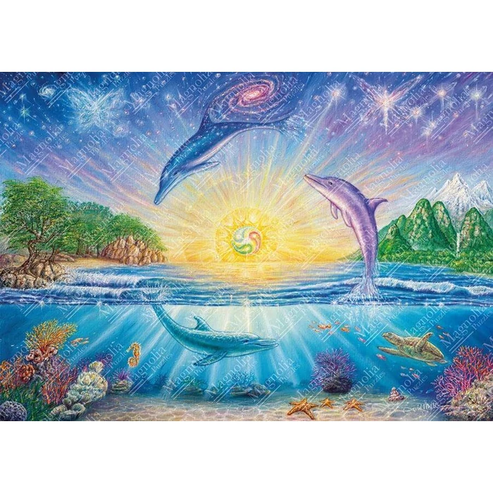Magnolia 4305 - Dolphins - David Mateu Special Edition - 1000 db-os puzzle