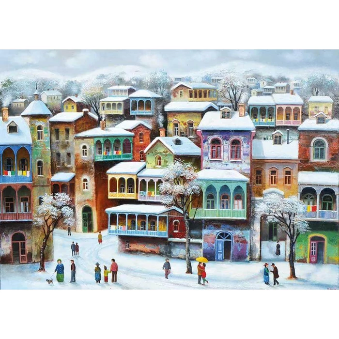 Magnolia 2328 - Snow in Old Tbilisi - David Martiashvili Special Edition - 1000 db-os puzzle