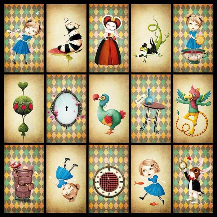 Magnolia 3013 - Wonderland - 1023 db-os Square puzzle