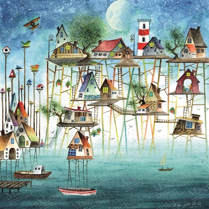Magnolia 1011 - Pier City - 1023 db-os puzzle