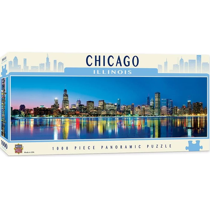 MasterPieces 71594 - Cityscape - Chicago - 1000 db-os Panoráma puzzle