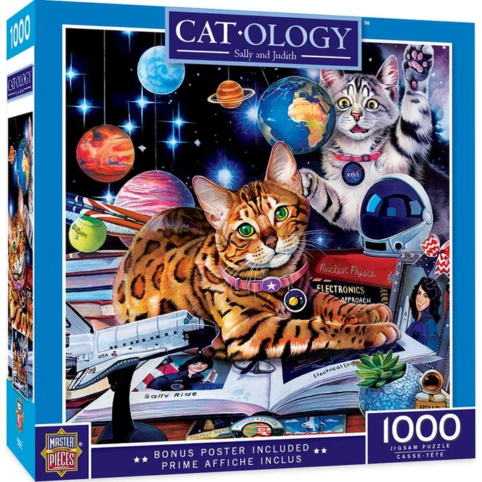 MasterPieces 72172 - Cat-Ology - Sally and Judith - 1000 db-os puzzle