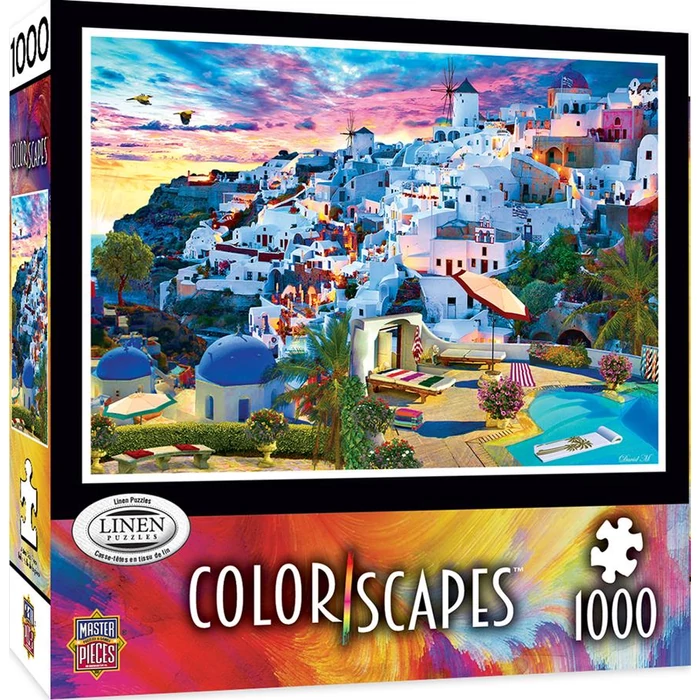 MasterPieces 71925 - Color Scapes Collection - Santorini Sky - 1000 db-os puzzle