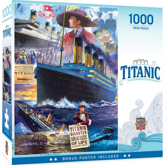 MasterPieces 60344 - The Titanic Collection - Titanic Collage - 1000 db-os puzzle