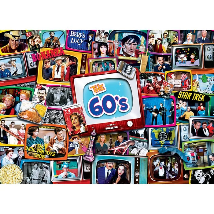 MasterPieces 72155 - TV Time Collection - 60's Shows - 1000 db-os puzzle
