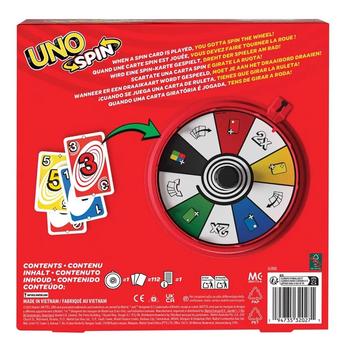 Uno Spin kártyajáték (JGR00)