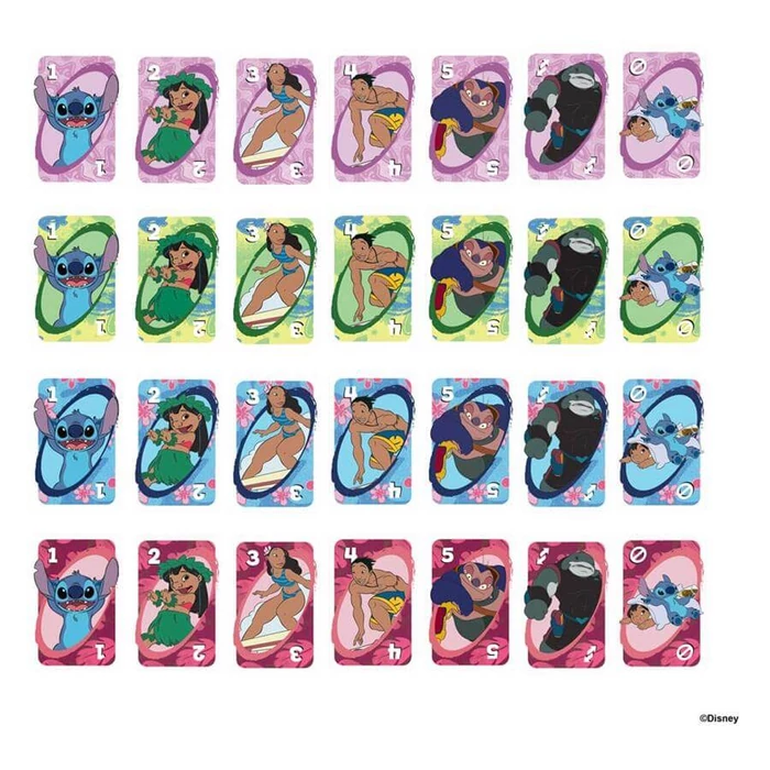 Uno kártya - Lilo és Stitch (JCC10)