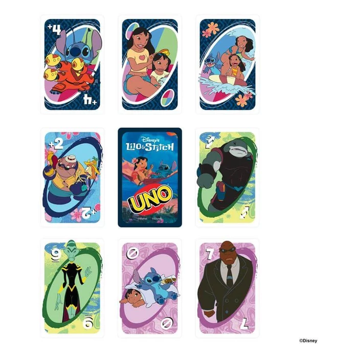 Uno kártya - Lilo és Stitch (JCC10)