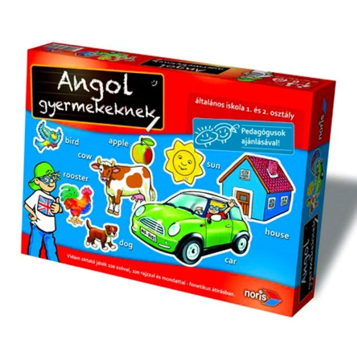 Noris 6076362 - Angol gyermekeknek oktató társasjáték 1. rész