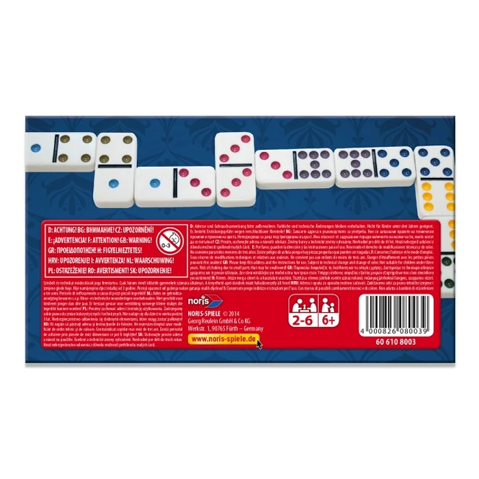 Noris 6108003 - Deluxe Double 9 dominó
