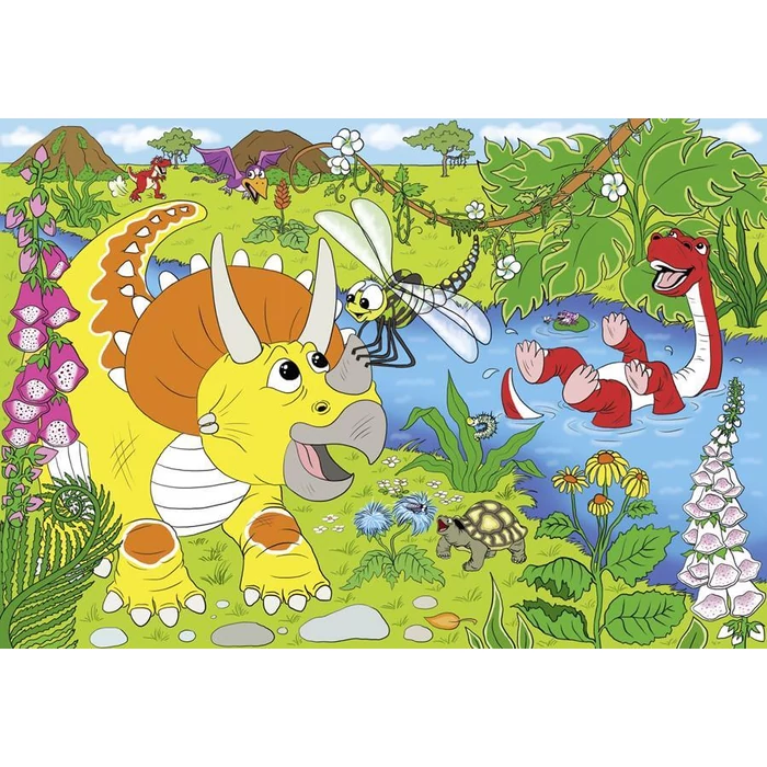 Noris 606032028 - Dinoszaurusz - 45 db-os XXL puzzle
