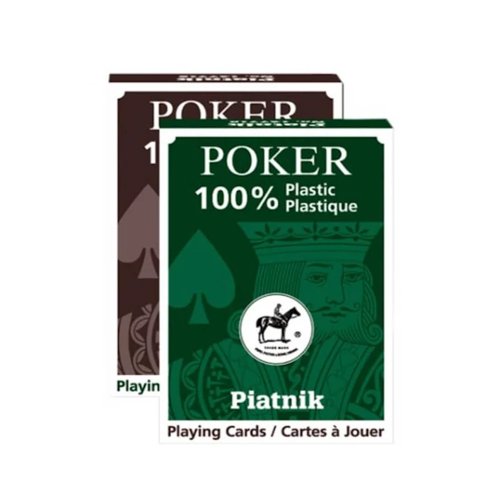 Piatnik - 100% Plasztik Póker kártya