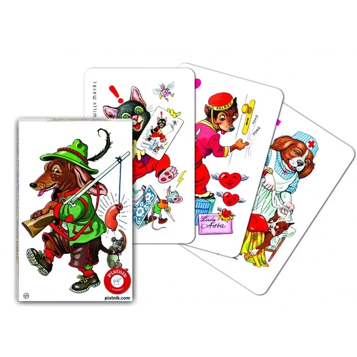 Piatnik - Fekete Péter - Kutyák kártyajáték (427121)