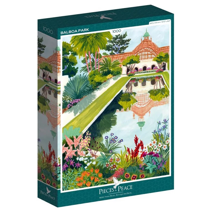 Pieces & Peace 1000 db-os puzzle - Balboa Park (0026)