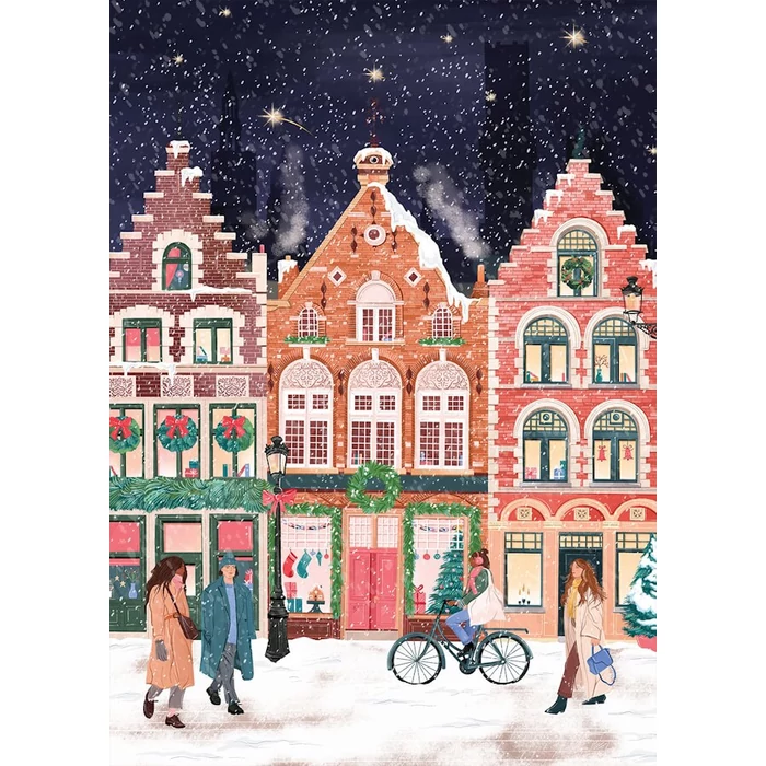 Pieces & Peace 0117 - Bruges at Christmas - 1000 db-os puzzle