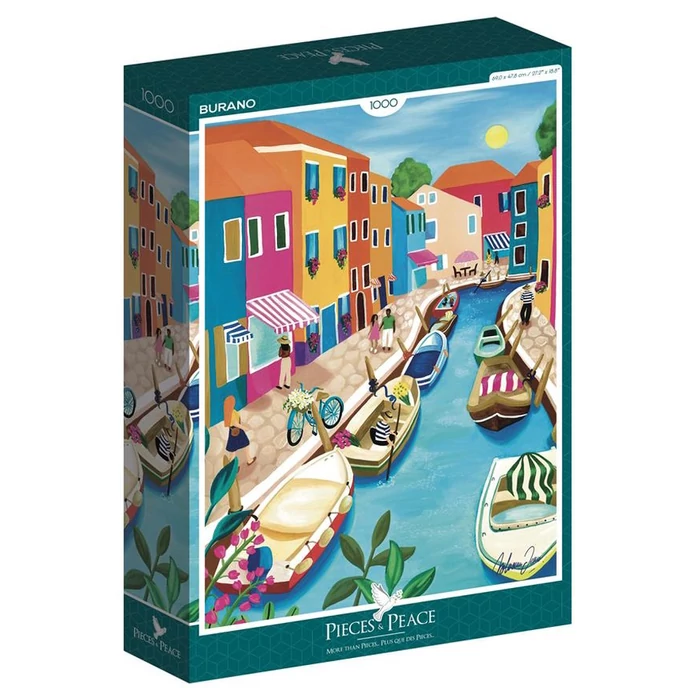 Pieces & Peace 1000 db-os puzzle - Burano (0004)