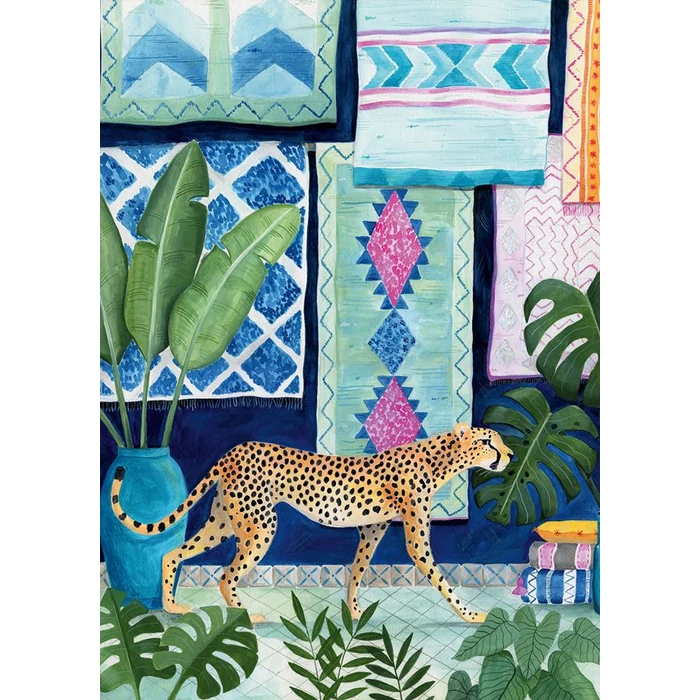 Pieces & Peace 1000 db-os puzzle - Cheetah in Morocco (0034)