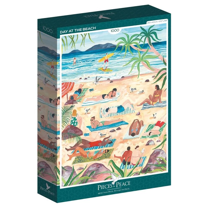 Pieces & Peace 1000 db-os puzzle - Day at the Beach (0020)